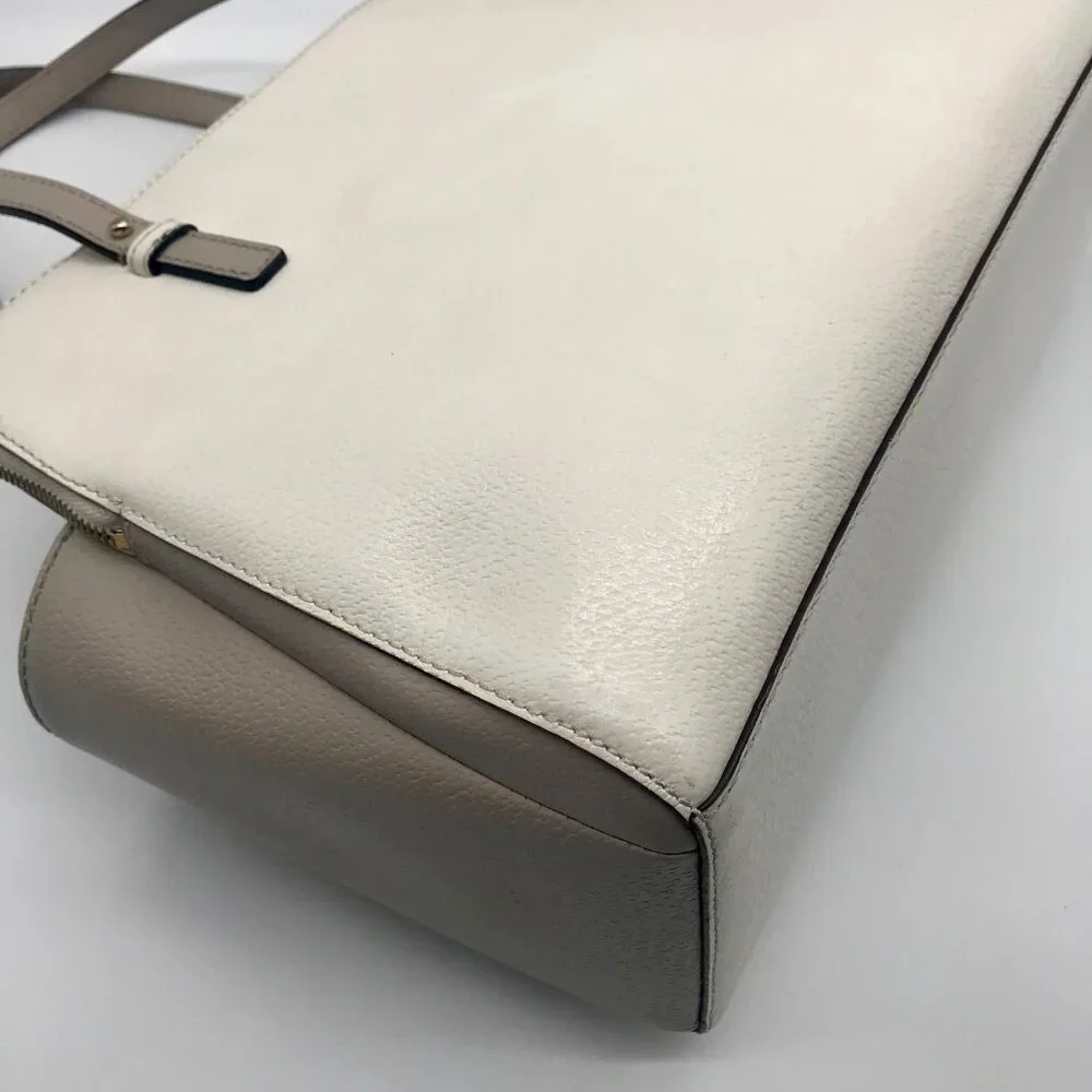 Kate Spade New York Ivory & Cement Grand Street Lydia Shoulder Bag